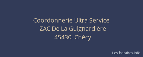 Coordonnerie Ultra Service