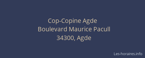 Cop-Copine Agde