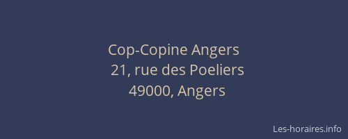 Cop-Copine Angers