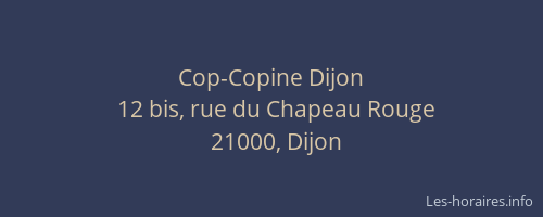Cop-Copine Dijon
