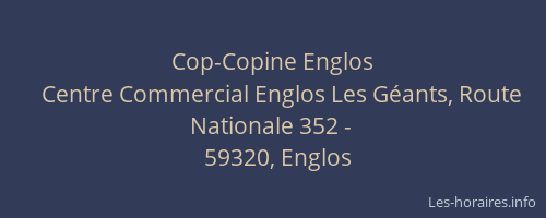 Cop-Copine Englos