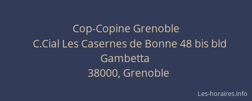 Cop-Copine Grenoble