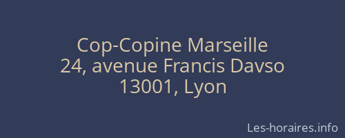 Cop-Copine Marseille
