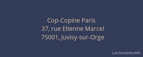 Cop-Copine Paris