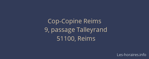 Cop-Copine Reims