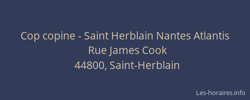 Cop copine - Saint Herblain Nantes Atlantis
