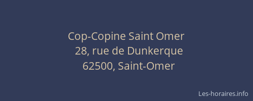 Cop-Copine Saint Omer