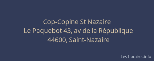 Cop-Copine St Nazaire