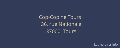 Cop-Copine Tours