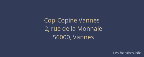 Cop-Copine Vannes