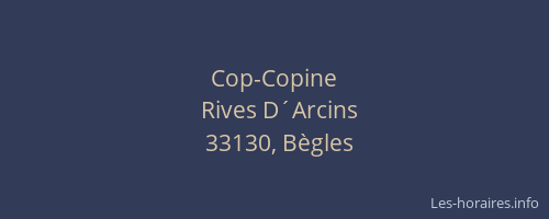 Cop-Copine