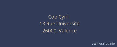 Cop Cyril