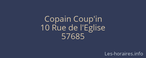 Copain Coup'in