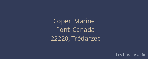 Coper  Marine