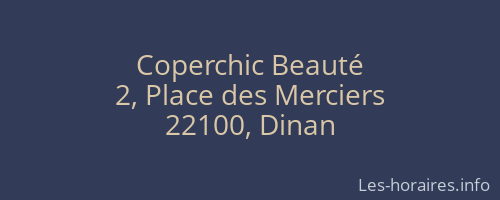 Coperchic Beauté