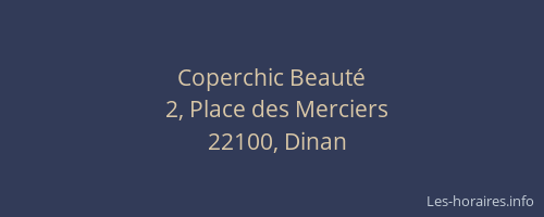 Coperchic Beauté
