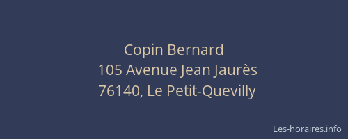 Copin Bernard