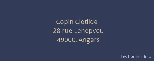 Copin Clotilde