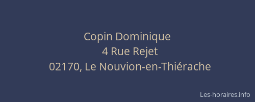 Copin Dominique