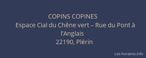 COPINS COPINES