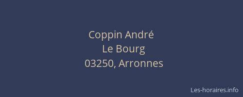 Coppin André