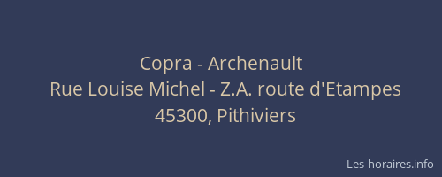 Copra - Archenault