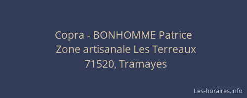 Copra - BONHOMME Patrice