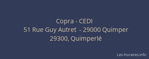 Copra - CEDI