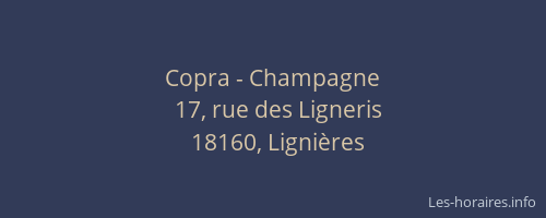 Copra - Champagne
