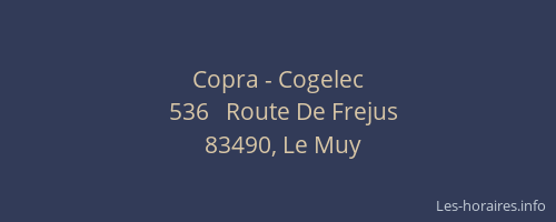 Copra - Cogelec