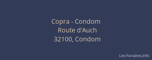 Copra - Condom