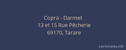 Copra - Darmet