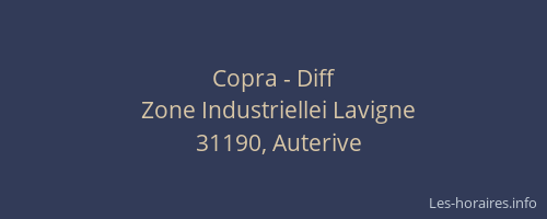 Copra - Diff