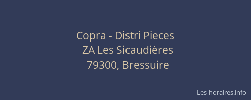 Copra - Distri Pieces