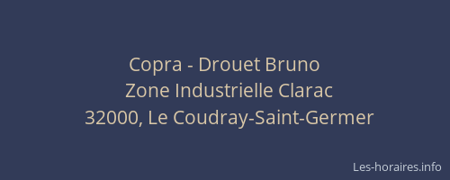 Copra - Drouet Bruno
