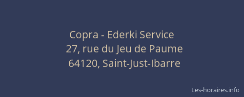 Copra - Ederki Service