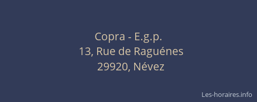 Copra - E.g.p.
