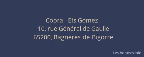 Copra - Ets Gomez