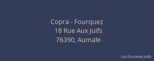 Copra - Fourquez