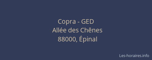 Copra - GED