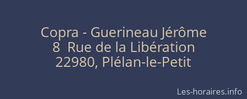 Copra - Guerineau Jérôme