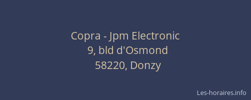 Copra - Jpm Electronic