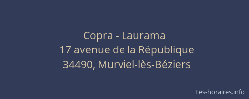Copra - Laurama