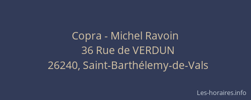 Copra - Michel Ravoin