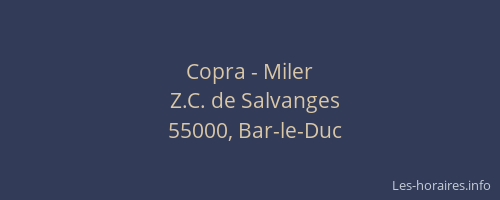 Copra - Miler