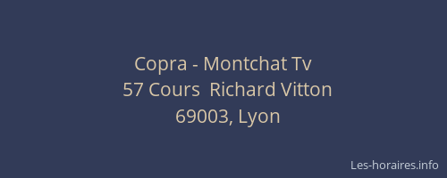 Copra - Montchat Tv