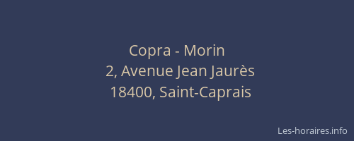 Copra - Morin