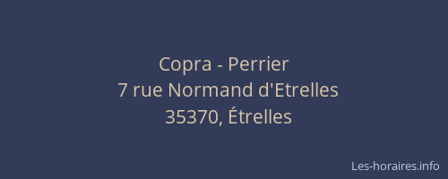 Copra - Perrier