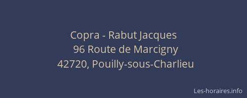 Copra - Rabut Jacques