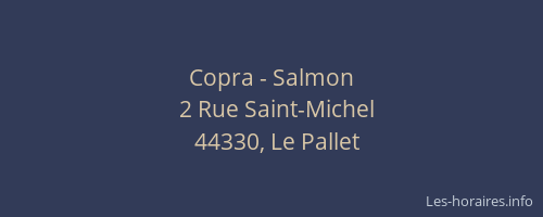Copra - Salmon
